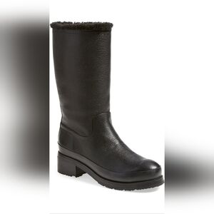 Hunter Original Genuine Shearling Trim Boot